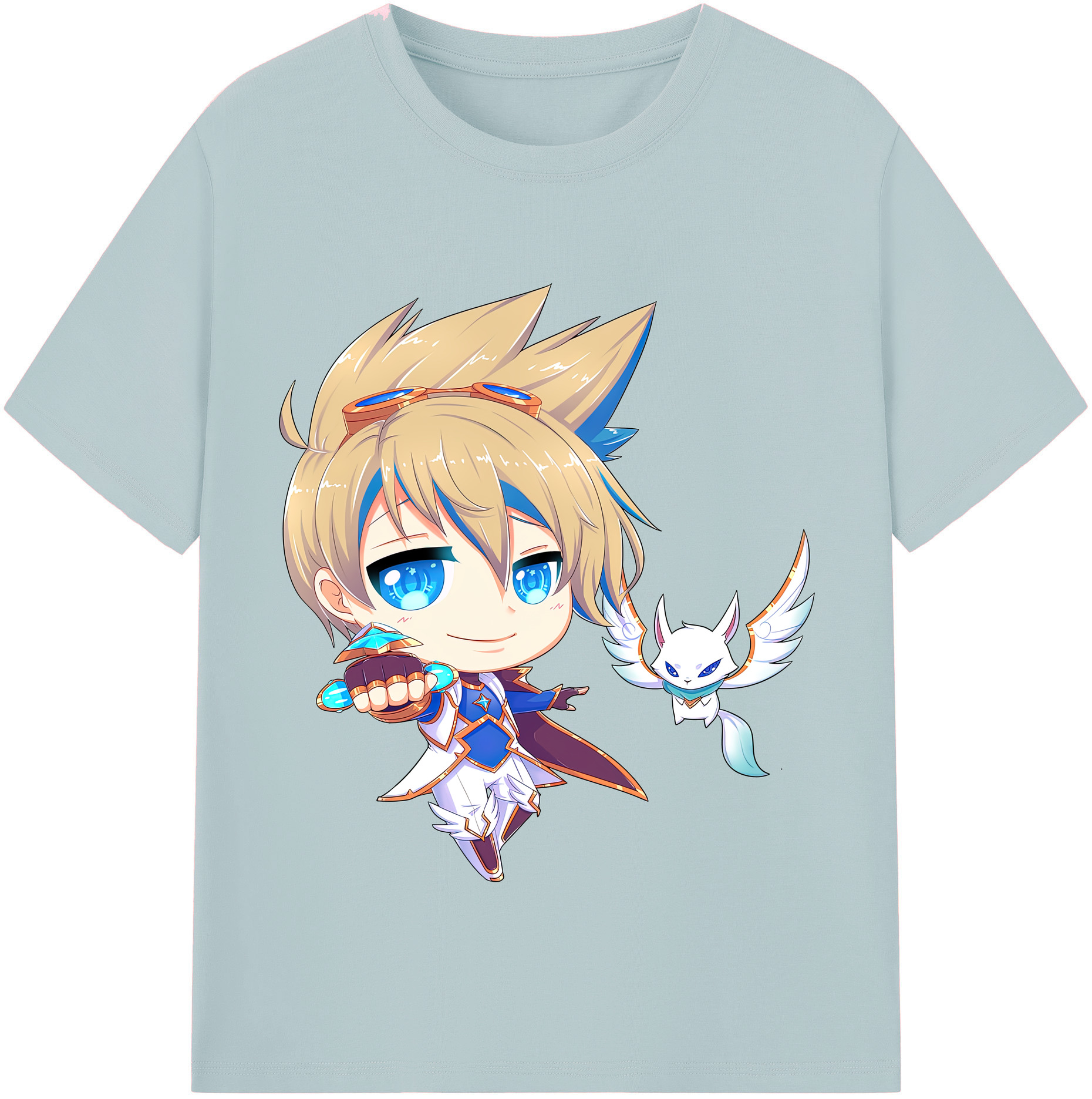 リーグ・オブ・レジェンド League of Legends LOL 綿100％半袖Tシャツ（フロントプリント）